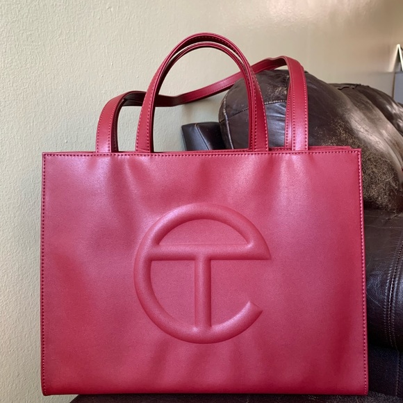 Telfar Handbags - Telfar Medium Shopping Bag - Oxblood